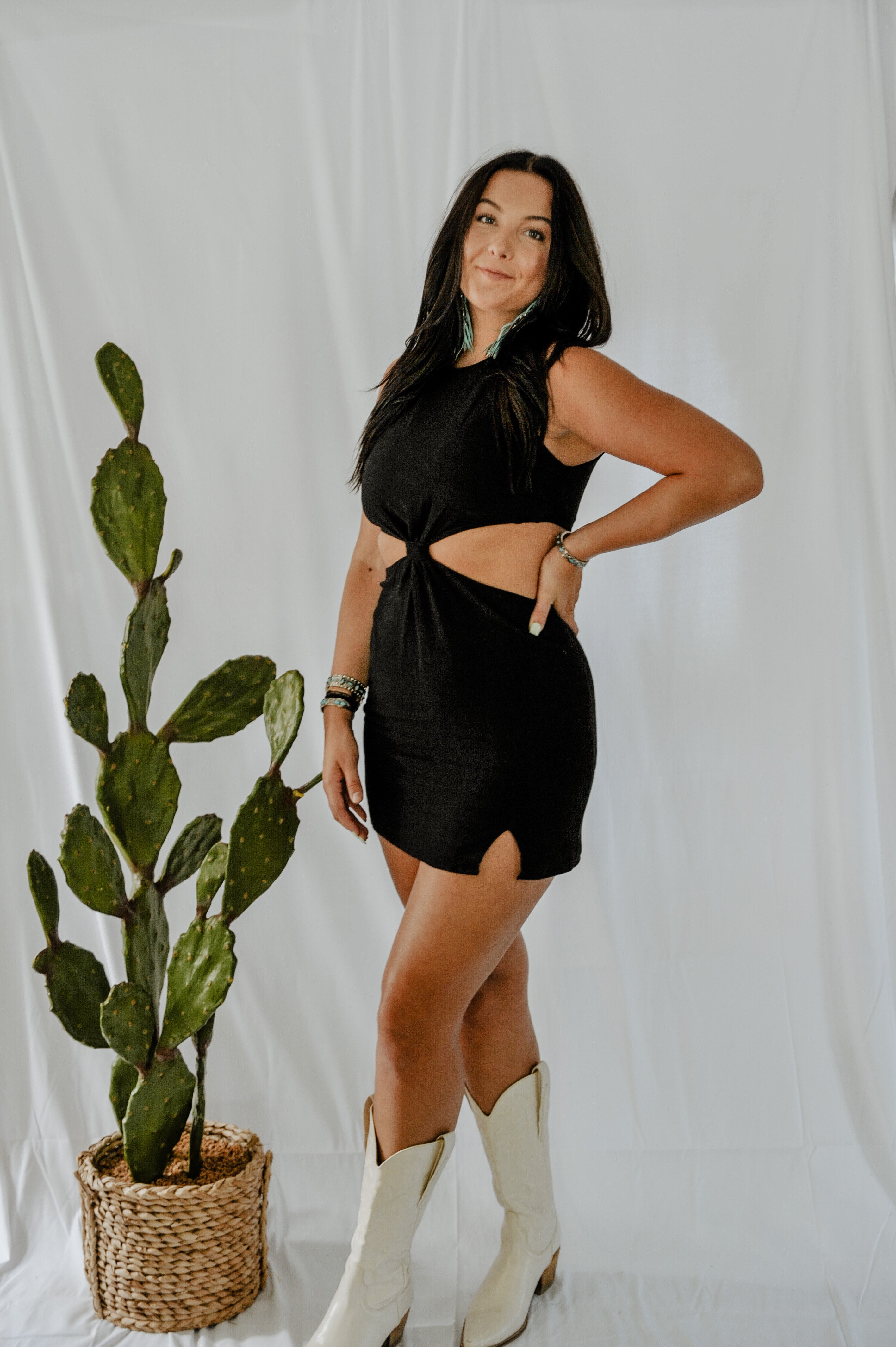 Airplane Mode Mini Dress – Emerald & Pine