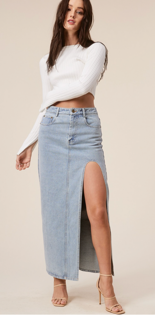 Grace Denim Skirt